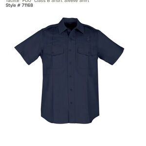 TACLITE® PDU® CLASS B SHORT SLEEVE SHIRt size large neck 16-1 1/2